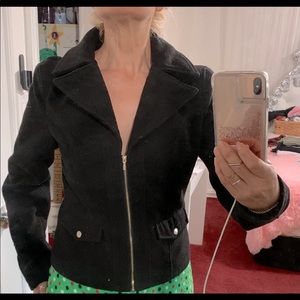 bebe black jacket size M